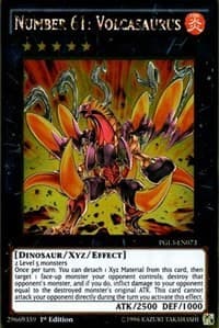 Number 61: Volcasaurus: Premium Gold: Infinite Gold
