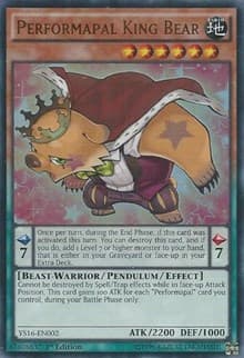 Performapal King Bear: Starter Deck: Yuya