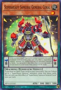 Superheavy Samurai General Coral: 2016 Mega-Tins Mega Pack
