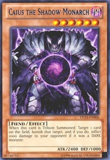 Caius the Shadow Monarch (Blue): Duelist League Promo