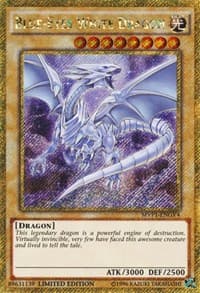Blue-Eyes White Dragon (Gold Secret Rare): The Dark Side of Dimensions Movie Pack: Gold Edition