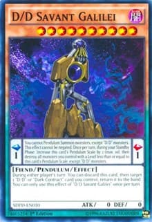 D/D Savant Galilei: Structure Deck: Pendulum Domination