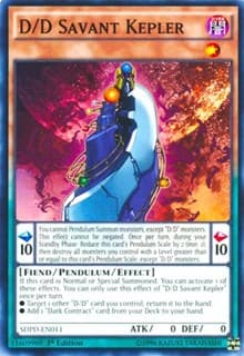 D/D Savant Kepler: Structure Deck: Pendulum Domination