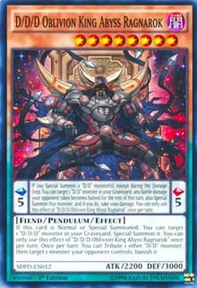 D/D/D Oblivion King Abyss Ragnarok: Structure Deck: Pendulum Domination