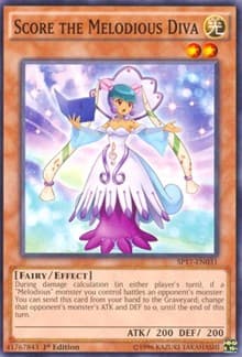 Score the Melodious Diva (Starfoil): Star Pack - Battle Royal