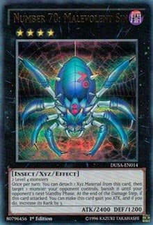 Number 70: Malevolent Sin: Duelist Saga