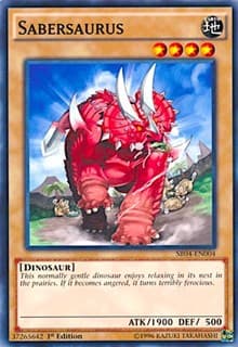 Sabersaurus: Structure Deck: Dinosmasher's Fury