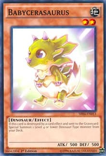 Babycerasaurus: Structure Deck: Dinosmasher's Fury