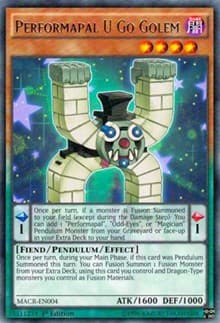 Performapal U Go Golem: Maximum Crisis