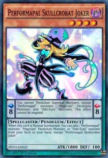 Performapal Skullcrobat Joker: Pendulum Evolution