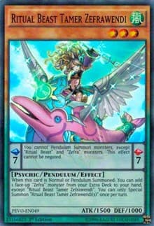 Ritual Beast Tamer Zefrawendi: Pendulum Evolution