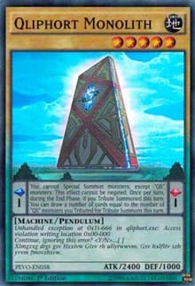 Qliphort Monolith: Pendulum Evolution