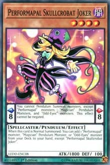 Performapal Skullcrobat Joker: Legendary Dragon Decks