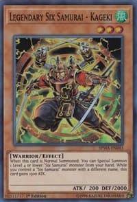 Legendary Six Samurai - Kageki: Spirit Warriors