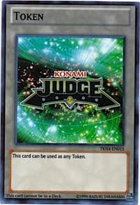 Official Judge Token: TKN4-EN015: Judge Promotional Cards
