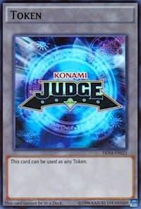 Official Judge Token: TKN4-EN021: Judge Promotional Cards