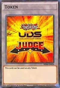 Official Judge Token: TKN4-EN026: Judge Promotional Cards