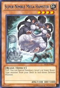 Super-Nimble Mega Hamster (Blue): Duelist League Promo
