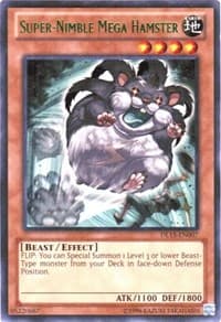 Super-Nimble Mega Hamster (Green): Duelist League Promo