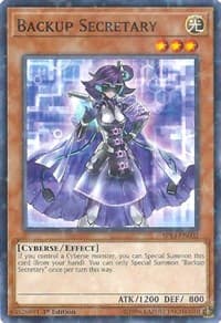 Backup Secretary (Starfoil): Star Pack VRAINS