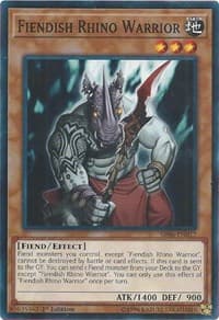 Fiendish Rhino Warrior: Structure Deck: Lair of Darkness