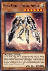 Mekk-Knight Orange Sunset: 2018 Mega-Tins Mega Pack