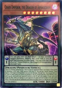 Chaos Emperor, the Dragon of Armageddon (SR): Yu-Gi-Oh! Championship Series Prize Cards
