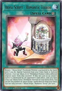 Abyss Script - Romantic Terror: Legendary Duelists: White Dragon Abyss