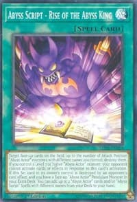 Abyss Script - Rise of the Abyss King: Legendary Duelists: White Dragon Abyss