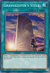 Gravekeeper's Stele: Speed Duel Decks: Destiny Masters