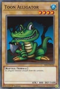 Toon Alligator: Speed Duel Decks: Destiny Masters