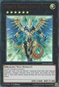 Hieratic Dragon King of Atum: Duel Power