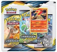 Unbroken Bonds 3 Pack Blister [Typhlosion]: Unbroken Bonds