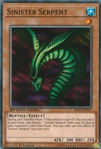 Sinister Serpent: Speed Duel: Attack from the Deep
