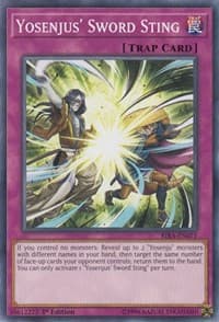 Yosenjus' Sword Sting: Rising Rampage