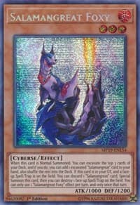 Salamangreat Foxy: 2019 Gold Sarcophagus Tin Mega Pack