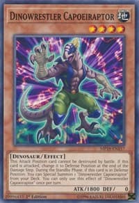 Dinowrestler Capoeiraptor: 2019 Gold Sarcophagus Tin Mega Pack