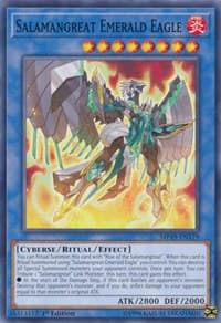 Salamangreat Emerald Eagle: 2019 Gold Sarcophagus Tin Mega Pack