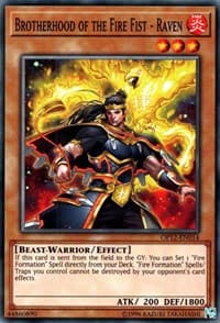 Brotherhood of the Fire Fist - Raven: OTS Tournament Pack 12
