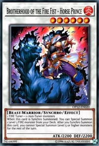 Brotherhood of the Fire Fist - Horse Prince: OTS Tournament Pack 12
