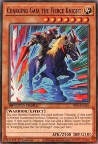 Charging Gaia the Fierce Knight: Speed Duel Decks: Match of the Millennium