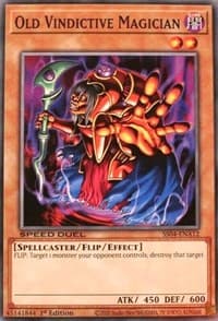 Old Vindictive Magician: Speed Duel Decks: Match of the Millennium