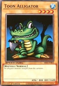 Toon Alligator: Speed Duel Decks: Match of the Millennium