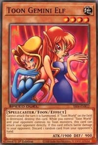 Toon Gemini Elf: Speed Duel Decks: Match of the Millennium
