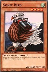 Sonic Bird: Speed Duel Decks: Match of the Millennium