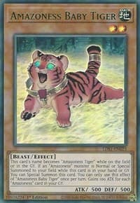 Amazoness Baby Tiger (Green): Legendary Duelists: Season 1