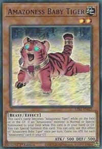 Amazoness Baby Tiger (Purple): Legendary Duelists: Season 1