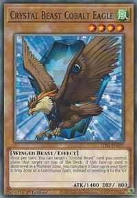 Crystal Beast Cobalt Eagle: Legendary Duelists: Season 1