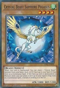 Crystal Beast Sapphire Pegasus: Legendary Duelists: Season 1