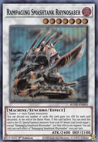 Rampaging Smashtank Rhynosaber: Rise of the Duelist